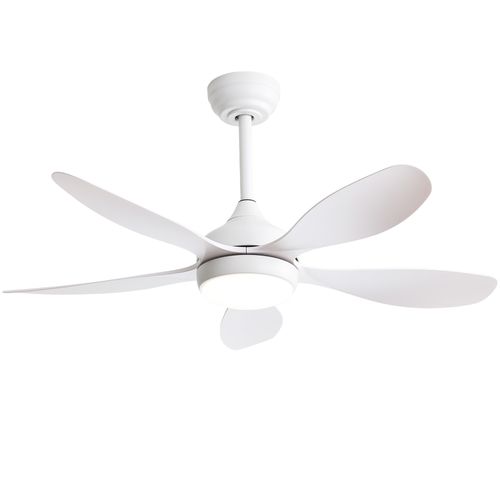 Ventilateur De Plafond LED - Abs - Blanc - 106,6 X 106,6 X 47,5 Cm