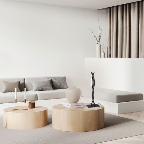 Lampe à poser Led H.46,5 cm PIRETTO Noire