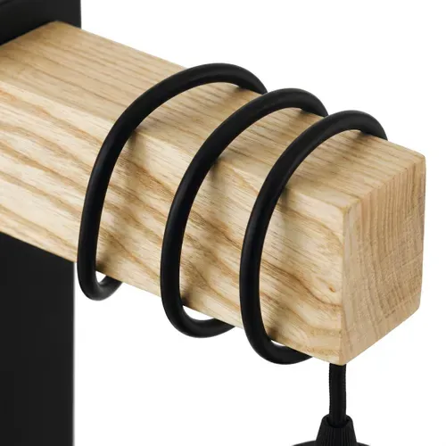 Applique H. 27,5 cm TOWNSHEND5 Noire et marron vue détaillée