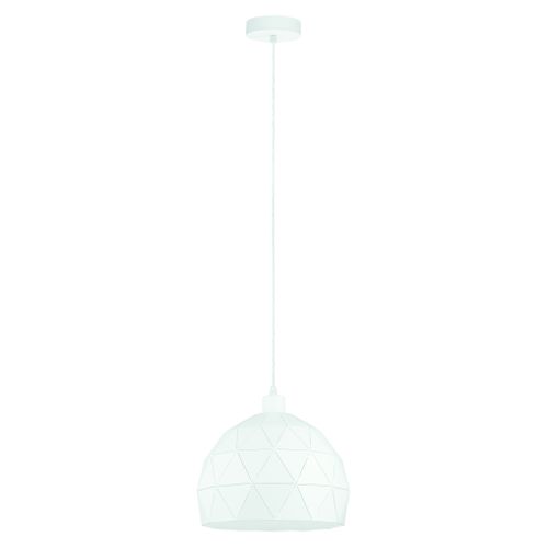 Suspension ROCCAFORTE Blanc vue de face