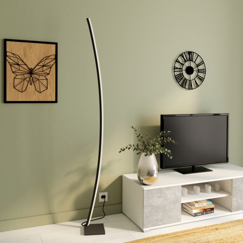Lampadaire LED H.162,5 cm PICACHA Noir