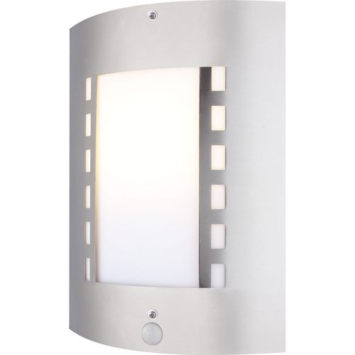 Applique D'extérieur Rectangulaire En Inox - H. 30 Cm - Argent