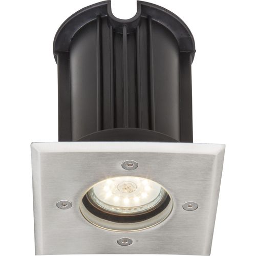 Luminaire Extérieur En Inox Carré - Diam. 11 Cm - Gris