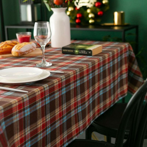 Nappe Vintage Design Coqs - Coton - Taille 51" X 58" - Rétro Cuisine/Salle à Manger