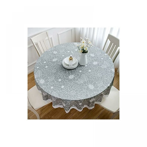 Nappe Ronde En Coton 100% Motif Floral 53 Pouces (135 Cm) Multicolore