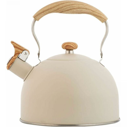 Bouilloire Sifflante, 2.5l Bouilloire Sifflante Induction Gaz Bouilloire En Acier Inoxydable