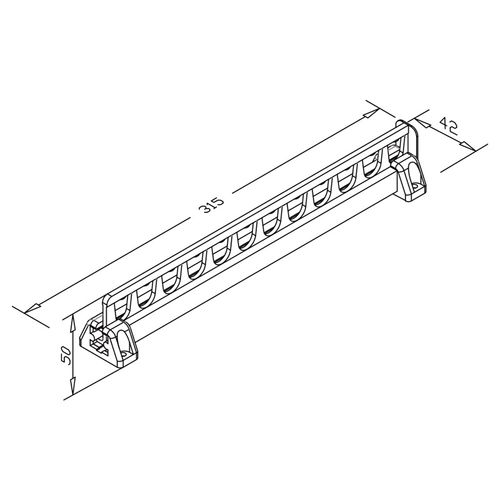 2 Pièces Porte-vêtements Armoire Garde-robe Extractible Coulissant Pour Cintre Support Portemanteau
