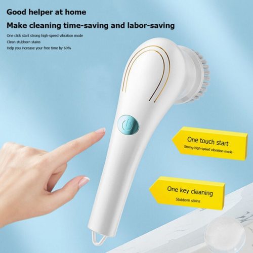 Brosse Nettoyage Electrique Scrubber Set: Brosse Nettoyage Portable Batterie Rechargeable Spin
