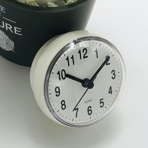 Mini horloge de douche étanche avec ventouse, cuisine HOBath, multicolore  15
