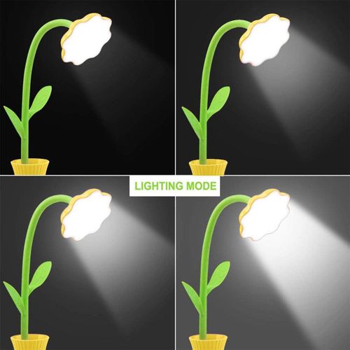Lampe De Bureau Pour Enfants（jaune）,lampe De Bureau Rechargeable Créative LED Protection Des Yeux