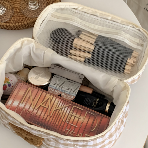 Trousse De Toilette Portable Pour Femme Grande Capacité Sac De Rangement De Voyage