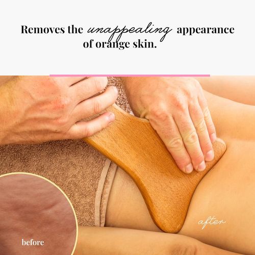 Accessories Anti Cellulite Masseur Massage Appareil Bois 33 X 16 Cm