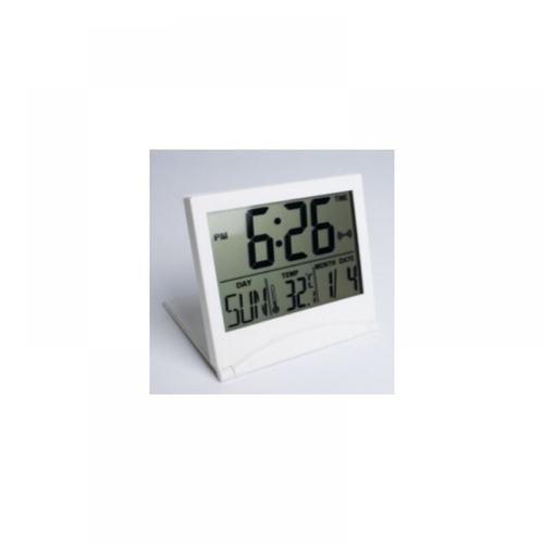 Réveil Numérique Pliable, Horloge Numérique LCD Avec Rétroéclairage – Horloge De Bureau