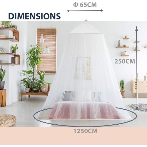 Moustiquaire Ultranatura - Protection Anti-Insectes Pour Lit - Taille Universelle 250x1250 Cm - Intérieur/Extérieur