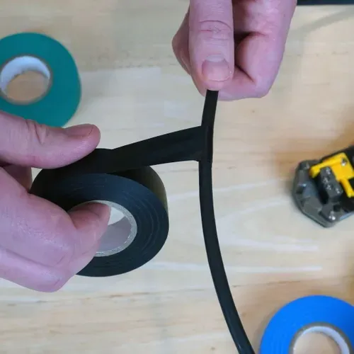 Ruban Adhésif Isolant Électrique Noir - 17 Mm X 10 M - Résistant, Autocollant - Protèger