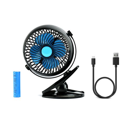 à Clip Petit Ventilateur Portable à Emporter Ventilateur à Clip De Bureau Pour Dortoir Noir
