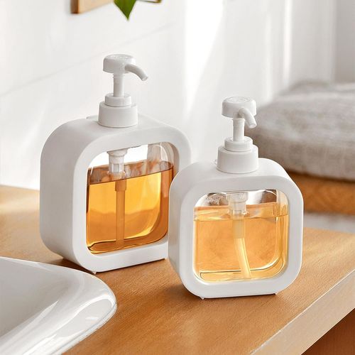 Distributeur De Savon, Distributeur De Savon Liquide 2 Pièces,  (500 Ml)