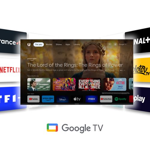 Téléviseur LED 43" (109 Cm) 4k Uhd LED Google TV