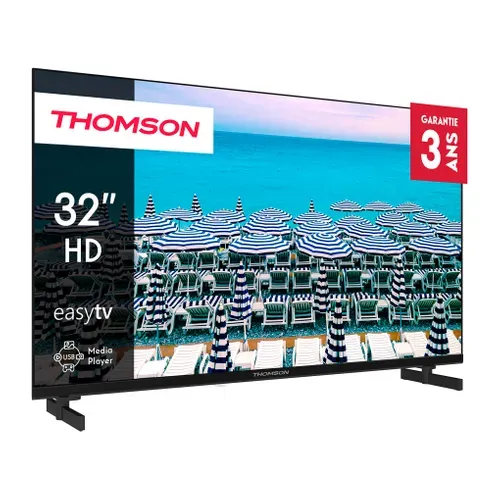 Téléviseur HD 32'' 81 cm THOMSON 32HD2S13 vue 3/4