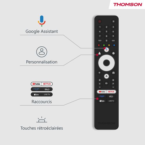 Téléviseur 4K UHD 55'' 139 cm THOMSON 55UG5C14