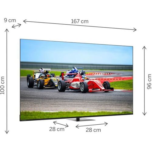 Téléviseur Qled 75” (195 Cm)  4k Uhd Google TV Pro -65qg7c04-
