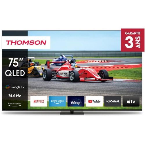 Téléviseur Qled 75” (195 Cm)  4k Uhd Google TV Pro -65qg7c04-