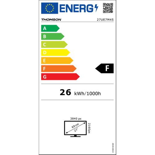 Téléviseur LED 27" (69 cm) 4K UHD Smart TV Go Plus Pro - 27ue7m45