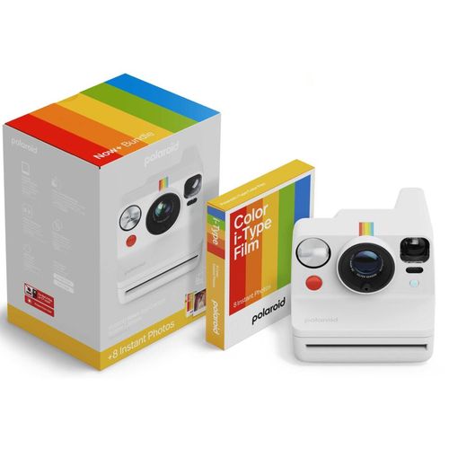 Appareil Photo Instantané Polaroid Now+ Gen 3 Wh + 8 Film -006576