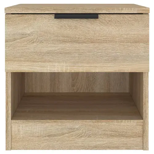 Lot De 2 Tables De Chevet - Tables De Nuit Chêne Sonoma Bois D'ingénierie