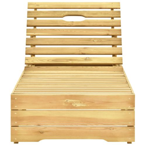 Chaise Longue Pliante Greenblue – Bois De Hêtre Vert Foncé, Transat De Jardin Moderne