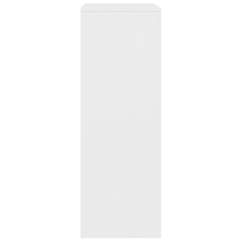 Chiffonnier Avec 6 Tiroirs Blanc 50x34x96 Cm Bois D'ingénierie