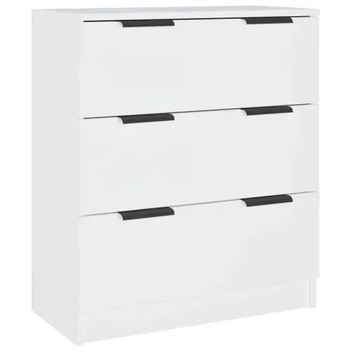 3 Pièces Buffets - Bahut - Meuble De Rangement Blanc Bois D'ingénierie