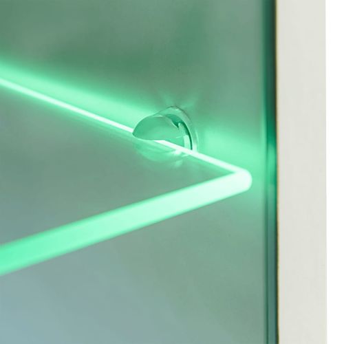 Meuble TV Mural - Mur TV - Meuble De Rangement 5 Pièces Avec Éclairage LED Noir TV559