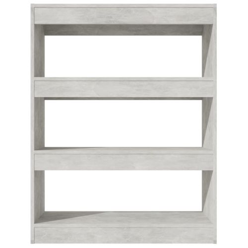 Étagère Bibliothèque Vicco 16 Cases Béton – Rangement CD Et DVD En MDF