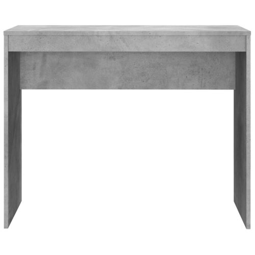 Bureau Informatique - Bureau D'ordinateur - Table D'étude Gris Béton 90x40x72 Cm Bois D'ingénierie