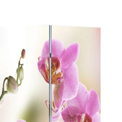 Paravent - Cloison De Séparation Pliable 217x170 Cm Fleur