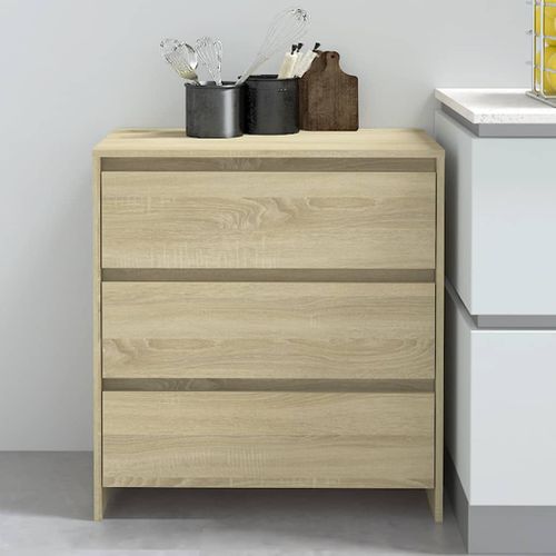 Commode - Meuble De Rangement Chêne Sonoma 70x41x75 Cm Bois D'ingénierie