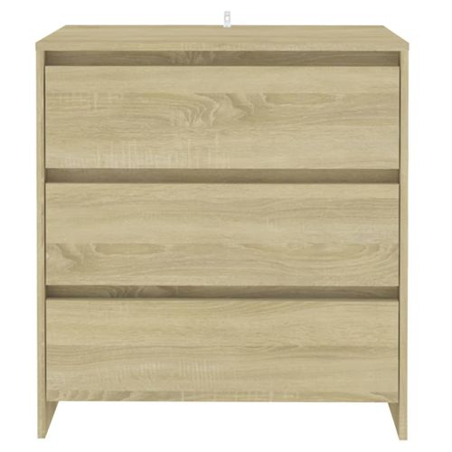 Commode - Meuble De Rangement Chêne Sonoma 70x41x75 Cm Bois D'ingénierie