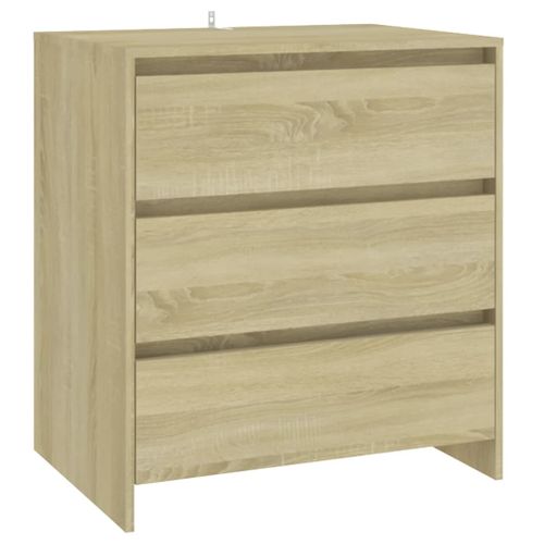 Commode - Meuble De Rangement Chêne Sonoma 70x41x75 Cm Bois D'ingénierie