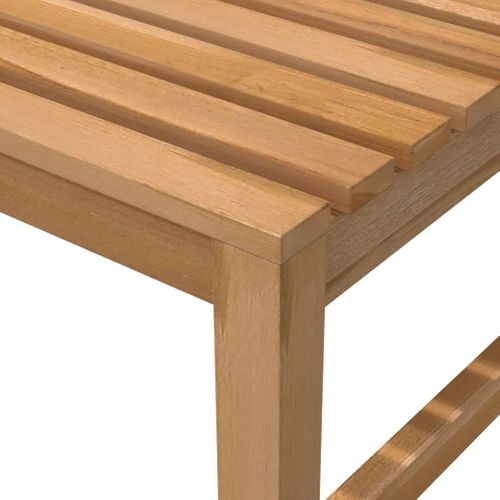 Banc De Jardin - Banc Extérieur - Banquette 150 Cm Bois De Teck Massif