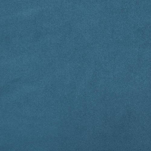 Canapé 2 Places - Canapé Fixe - Canapé Droit Avec Oreillers Décoratifs Bleu 140 Cm Velours
