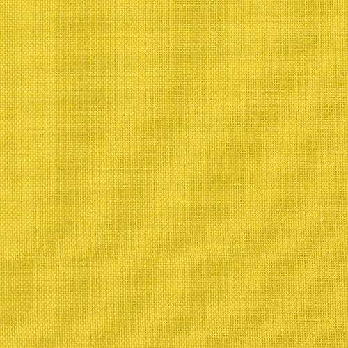 Canapé 2 Places - Canapé Fixe - Canapé Droit Avec Oreillers Jaune Clair 140 Cm Tissu