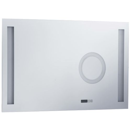 Miroir Mural à LED - Miroir Décoratif De Salle De Bain Et Capteur Tactile 100x60cm