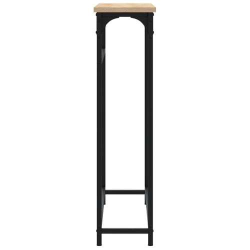 Table Console - Table D'entrée Chêne Sonoma 75x19,5x75 Cm Bois D'ingénierie