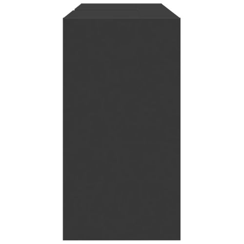 Meuble Vasque, Meuble De Salle De Bain, Meuble Lavabo Noir 90x29x55 Cm Bois D'ingénierie