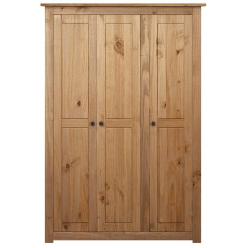 Armoire De Rangement - Armoire De Chambre à 3 Portes 118x50x171,5 Cm Pin Assortiment Panama