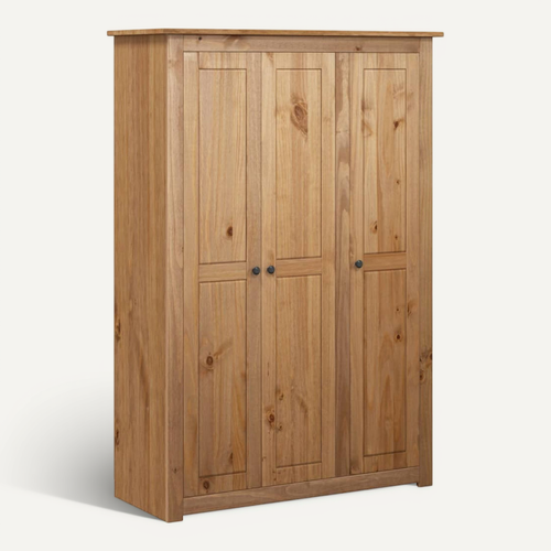 Armoire De Rangement - Armoire De Chambre à 3 Portes 118x50x171,5 Cm Pin Assortiment Panama