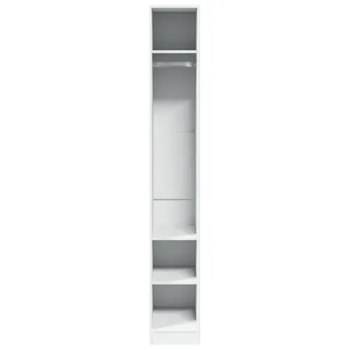 Armoire De Rangement - Armoire De Chambre Blanc 30x50x200 Cm Bois D'ingénierie