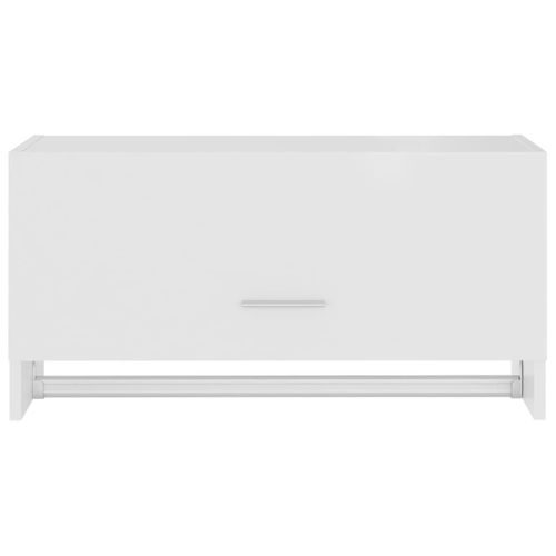 Armoire De Rangement - Armoire De Chambre Blanc 70x32,5x35 Cm Bois D'ingénierie
