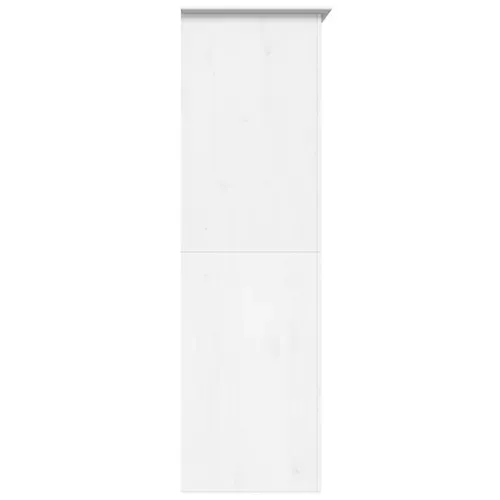Armoire De Rangement - Armoire De Chambre Blanc 99x53,5x173 Cm Bois Massif De Pin